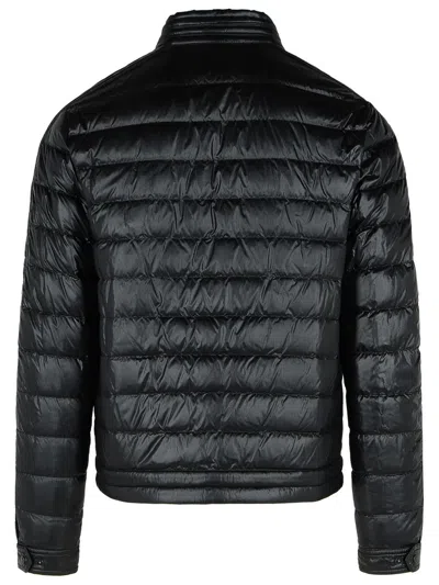 Moncler Jacobus Down Biker Jacket In Black