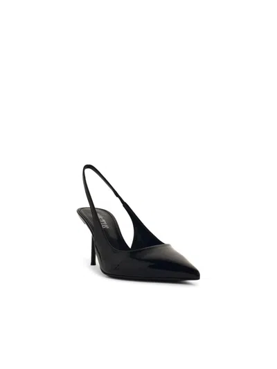 Paris Texas 'lisia' Black Leather Slingbacks