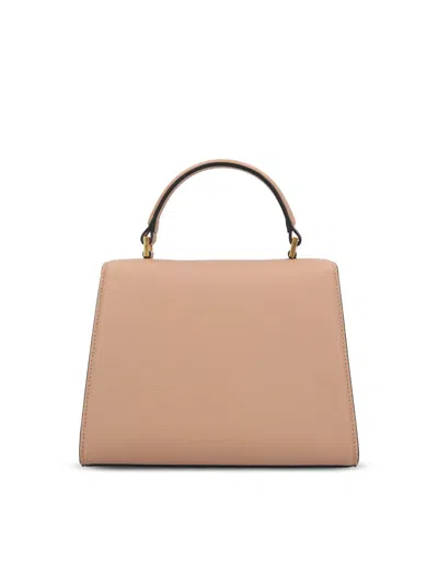 Valentino Small Calf Leather Vsling Top-handle Bag In Pink