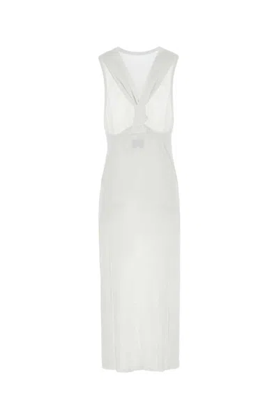 Loulou Studio White Cotton Rayna Dress In White