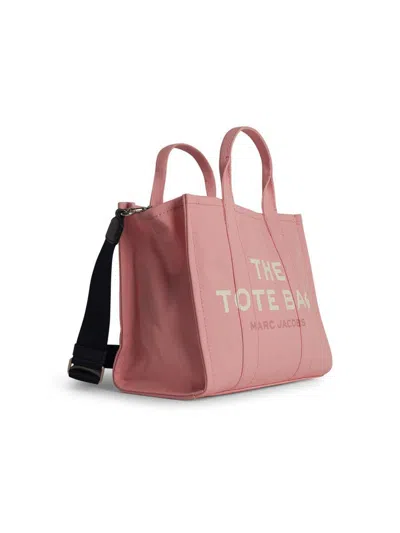 Marc Jacobs 'the Medium Tote' Pink Cotton Bag