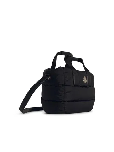 Moncler Small 'caradoc' Black Nylon Bag