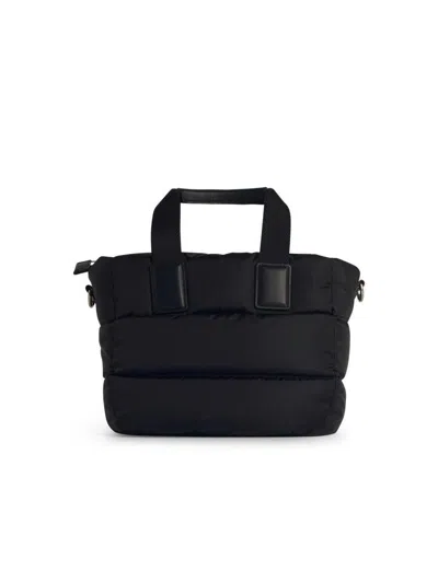 Moncler Small 'caradoc' Black Nylon Bag