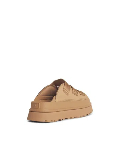 Ugg 'goldenglow' Slippers In Beige Fabric Blend In Brown
