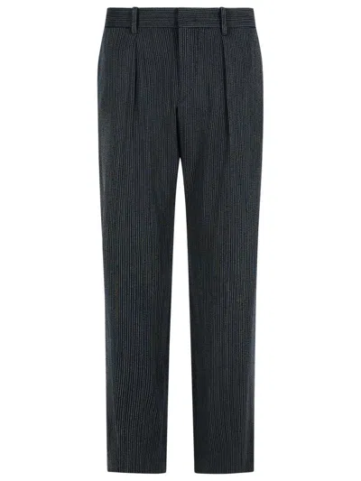 Isabel Marant 'henda' Black Virgin Wool Blend Pants In Black