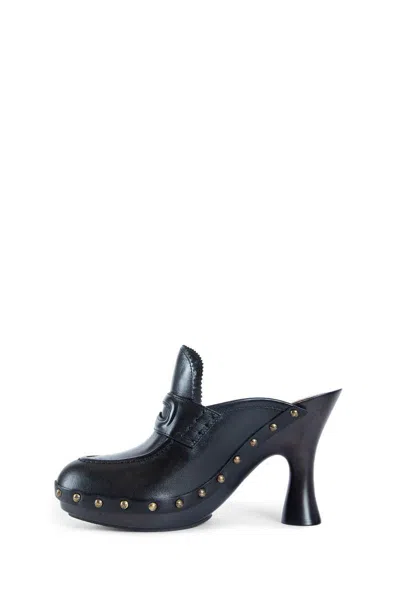 Burberry Mules In Black