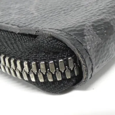 Pre-owned Louis Vuitton Black Coated Canvas Coin Purse/coin Case ()