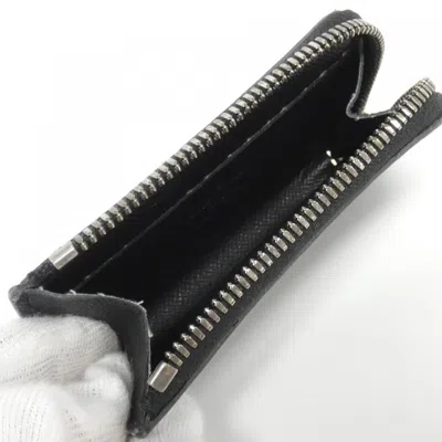 Pre-owned Louis Vuitton Black Coated Canvas Coin Purse/coin Case ()