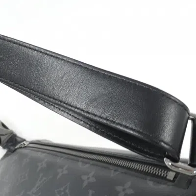 Pre-owned Louis Vuitton Black Coated Canvas Fanny Pack Shoulder Bag Sling Bag ()