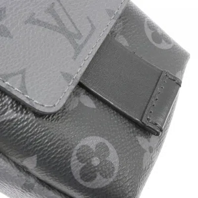 Pre-owned Louis Vuitton Black Coated Canvas Pouch Shoulder Bag ()