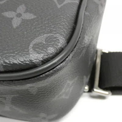Pre-owned Louis Vuitton Black Coated Canvas Shoulder Bag ()