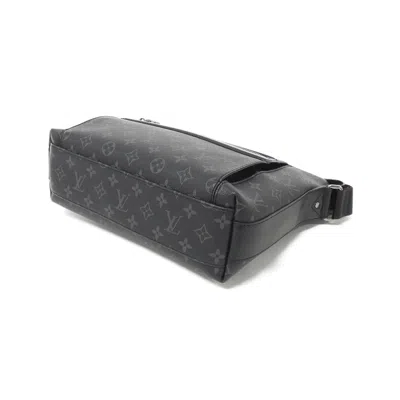 Pre-owned Louis Vuitton Black Coated Canvas Shoulder Bag ()