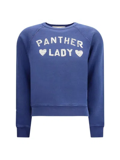 Valentino Long Sleeve Sweatshirt In Blue