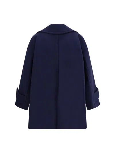 Chloé Women Double-breasted Wool-blend Coat