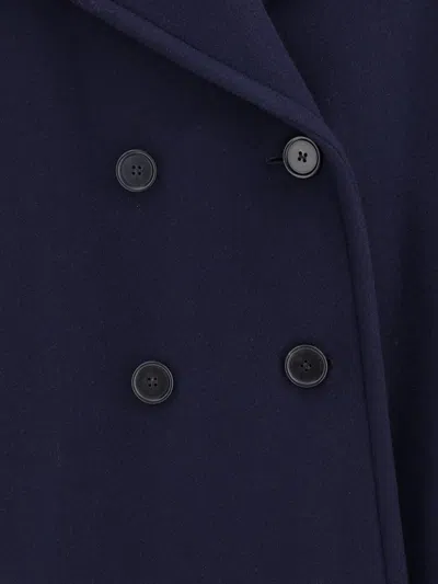 Chloé Women Double-breasted Wool-blend Coat