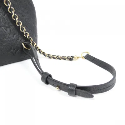 Pre-owned Louis Vuitton Black Leather Backpack ()