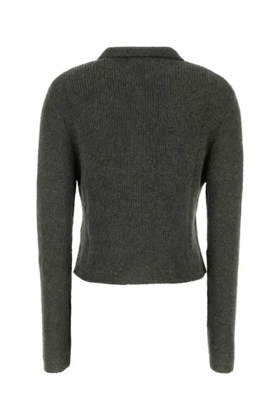 Our Legacy Dark Green Alpaca Blend Mazzy Cardigan In Green