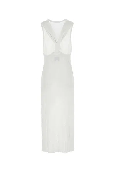 Loulou Studio White Cotton Rayna Dress In White