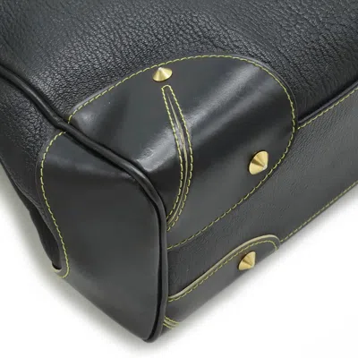 Pre-owned Louis Vuitton Black Noir Suhali Leather Shoulder Bag Tote Bag ()