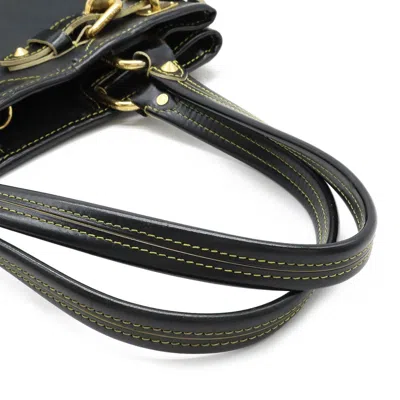 Pre-owned Louis Vuitton Black Noir Suhali Leather Shoulder Bag Tote Bag ()