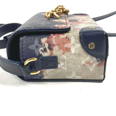 Pre-owned Louis Vuitton Blue Navy Monogram Canvas Pochette Shoulder Bag ()