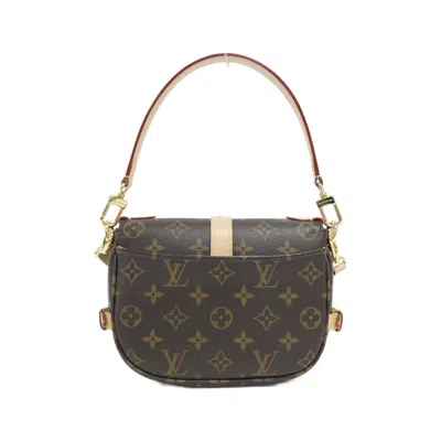 Pre-owned Louis Vuitton Brown Marron Coated Canvas Shoulder Bag ()