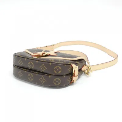 Pre-owned Louis Vuitton Brown Marron Coated Canvas Shoulder Bag ()