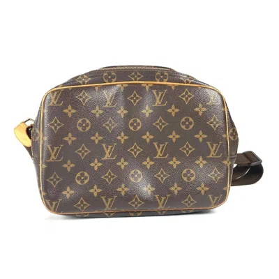 Pre-owned Louis Vuitton Brown Monogram Canvas Shoulder Bag ()
