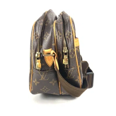 Pre-owned Louis Vuitton Brown Monogram Canvas Shoulder Bag ()