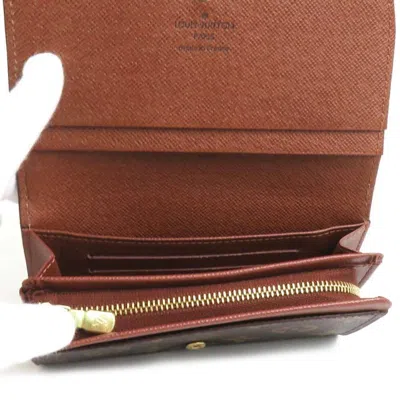 Pre-owned Louis Vuitton Brown Monogram Canvas Wallet (bi-fold) ()