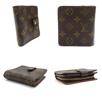Pre-owned Louis Vuitton Brown Monogram Canvas Wallet (bi-fold) ()