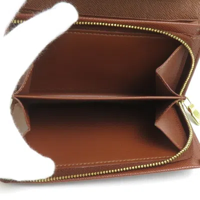 Pre-owned Louis Vuitton Brown Monogram Canvas Wallet (bi-fold) ()