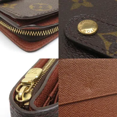 Pre-owned Louis Vuitton Brown Monogram Canvas Wallet (bi-fold) ()