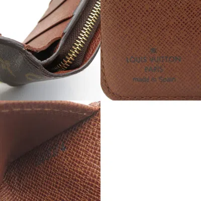 Pre-owned Louis Vuitton Brown Monogram Canvas Wallet (bi-fold) ()