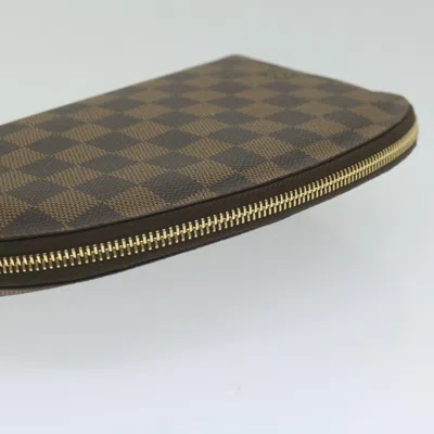 Pre-owned Louis Vuitton Cosmetic Pouch Brown Canvas Clutch Bag ()