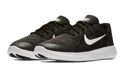 Nike (gs)  Free Rn 2017 'black Dark Grey'