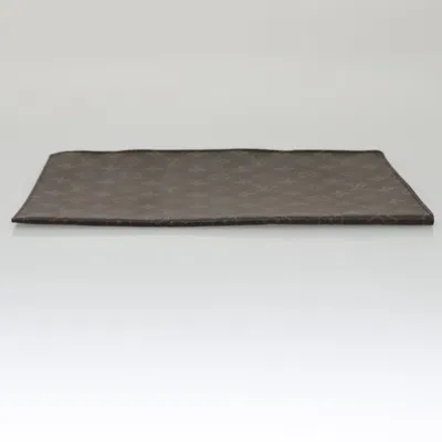Pre-owned Louis Vuitton Document Case Brown Canvas Clutch Bag ()