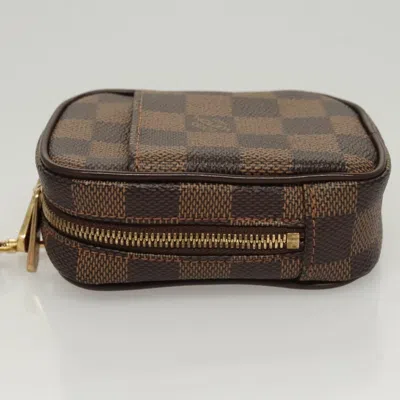 Pre-owned Louis Vuitton Etui Okapi Brown Canvas Clutch Bag ()