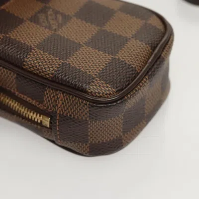 Pre-owned Louis Vuitton Etui Okapi Brown Canvas Clutch Bag ()
