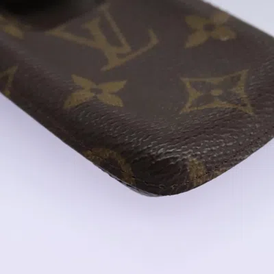 Pre-owned Louis Vuitton Etui Téléphone Brown Canvas Wallet  ()