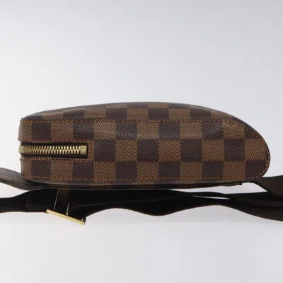 Pre-owned Louis Vuitton Geronimos Brown Canvas Clutch Bag ()