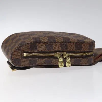 Pre-owned Louis Vuitton Geronimos Brown Canvas Clutch Bag ()