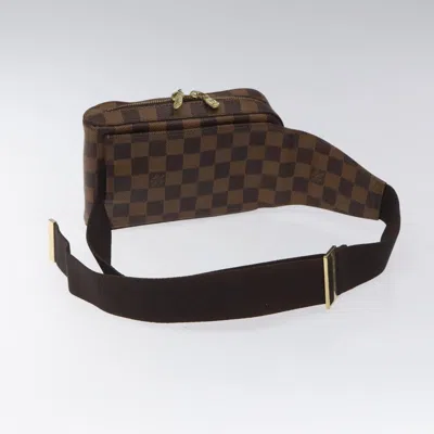 Pre-owned Louis Vuitton Geronimos Brown Canvas Clutch Bag ()