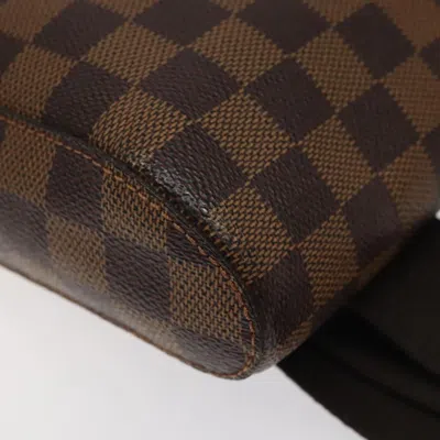 Pre-owned Louis Vuitton Geronimos Brown Canvas Clutch Bag ()