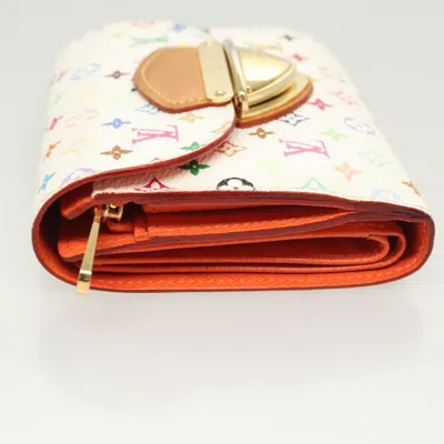 Pre-owned Louis Vuitton Joy White Canvas Wallet  ()