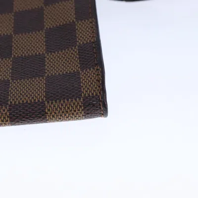 Pre-owned Louis Vuitton Marais Brown Canvas Clutch Bag ()