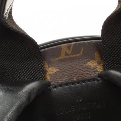 Pre-owned Louis Vuitton Marron Coated Canvas Backpack ()