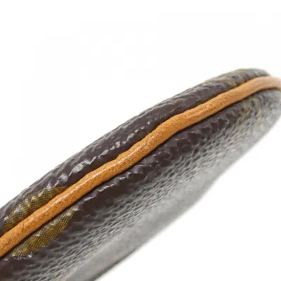 Pre-owned Louis Vuitton Marron Coated Canvas Coin Purse/coin Case () In Brown