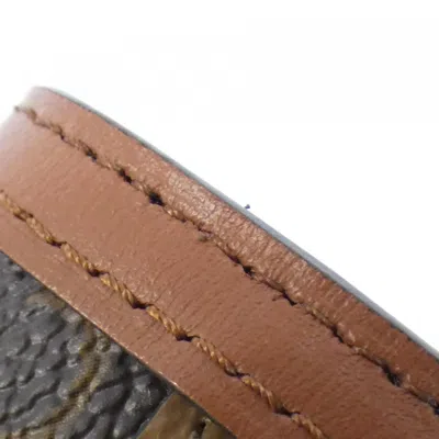 Pre-owned Louis Vuitton Marron Coated Canvas Long Wallet (bi-fold) () In Brown
