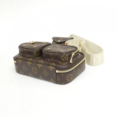 Pre-owned Louis Vuitton Marron Coated Canvas Shoulder Bag ()